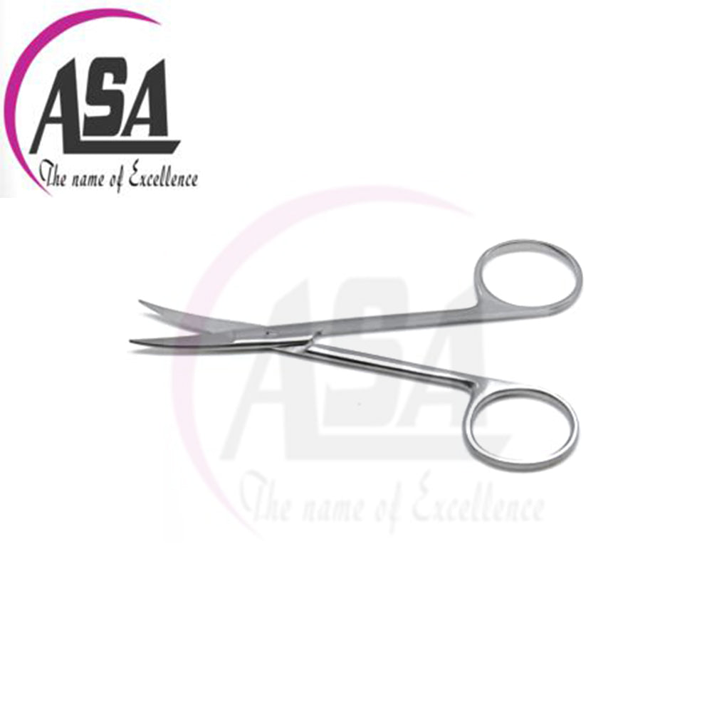 ASA IRIS SCISSORS, 4.5INCHES, CVD