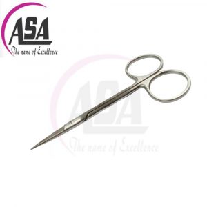 ASA MICRO IRIS SCISSORS, 4INCHES, STR