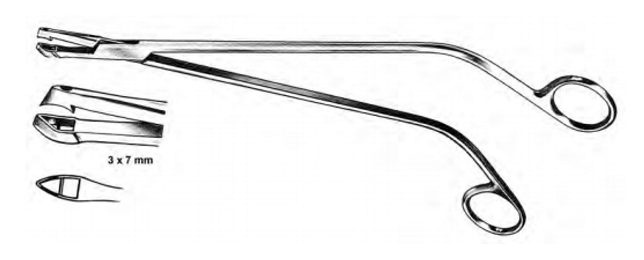 ASA TISCHLER CERVICAL BIOPSY PUNCH FORCEPS, POINTED JAWS, 10.5INCHES