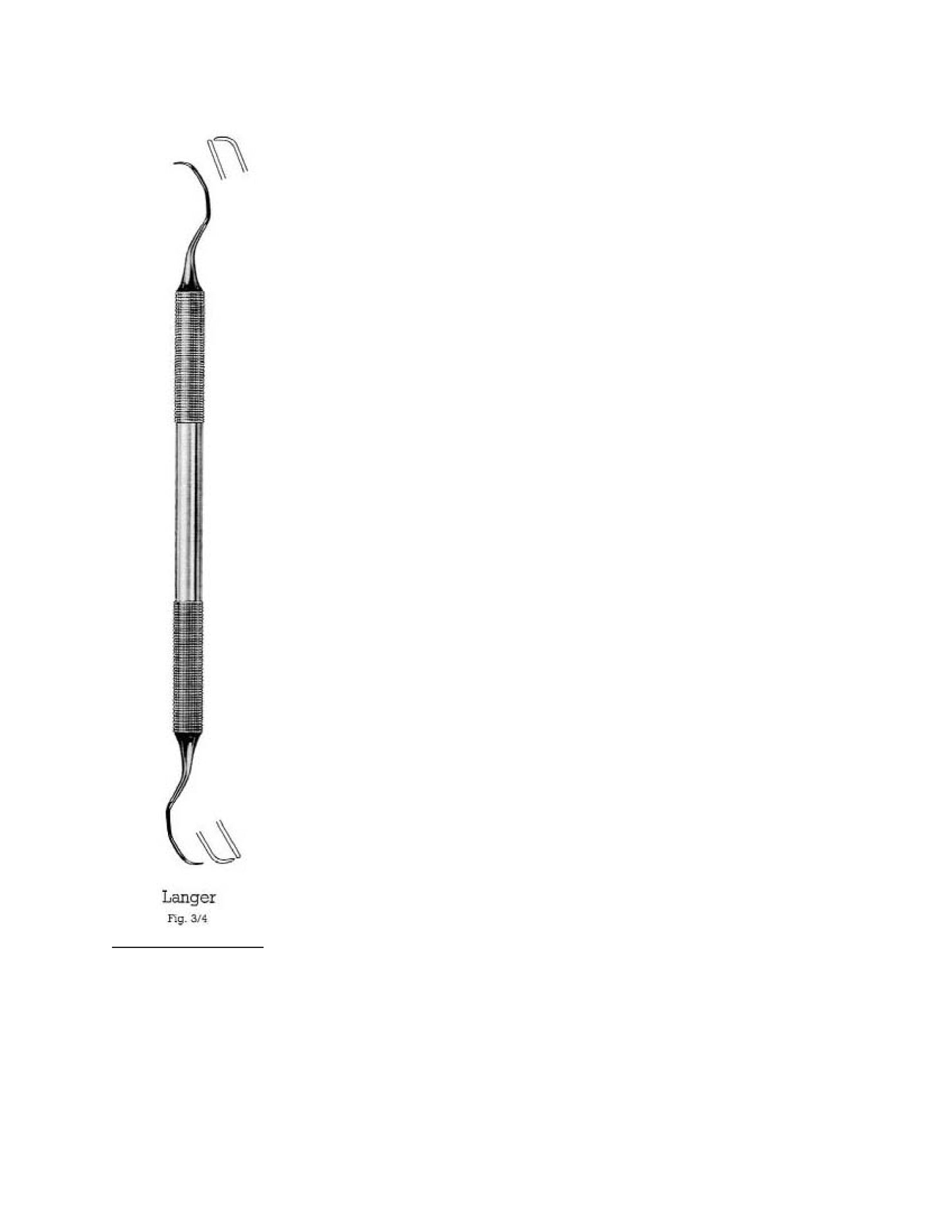 ASA LANGER SCALER, FIG. 3/4, ROUND HANDLE