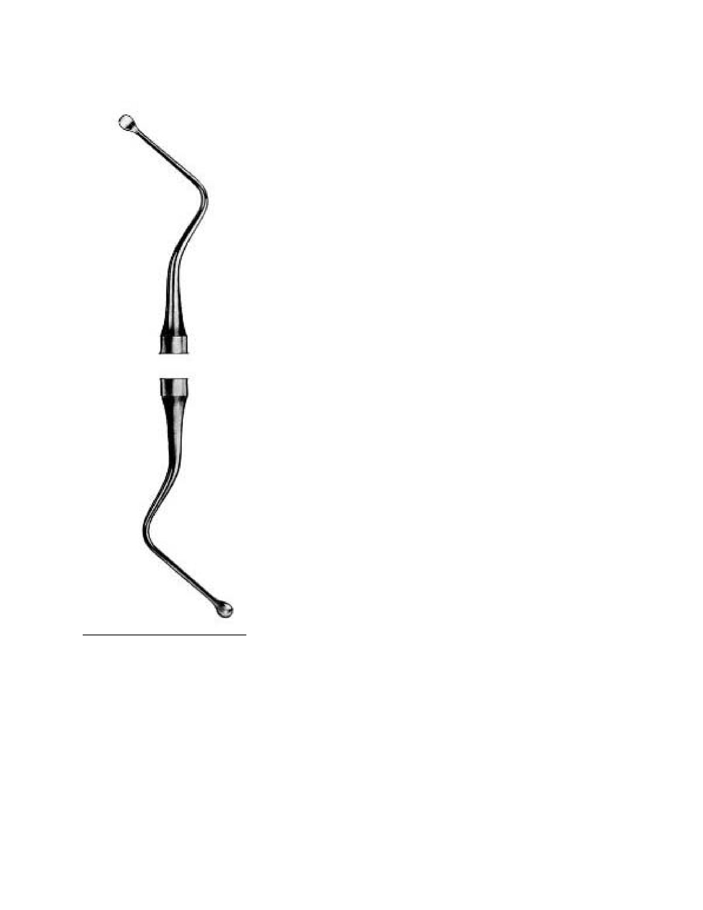 ASA MILLER COLBURN BONE CURETTES, FIG. 2L/2R