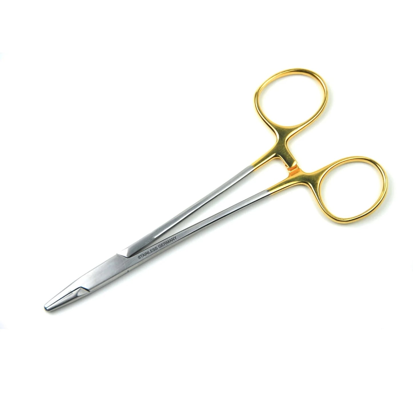 ASA BAUMGARTNER NEEDLE HOLDER, TC, THICK POINT, 14CM, SERRATED JAWS,