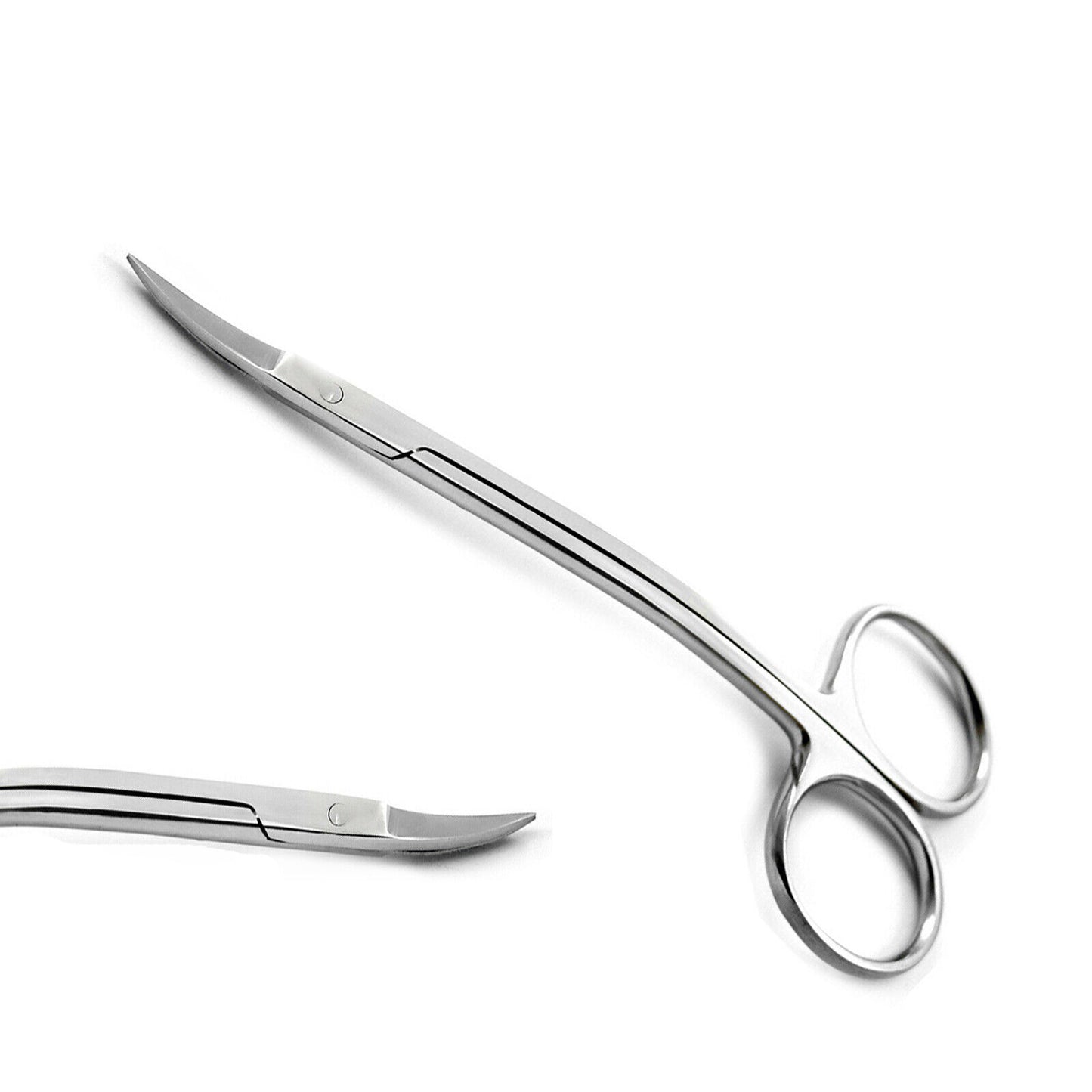ASA LA-GRANGE SCISSORS, ONE BLADE SERRATED, 4.5NCHES, CVD