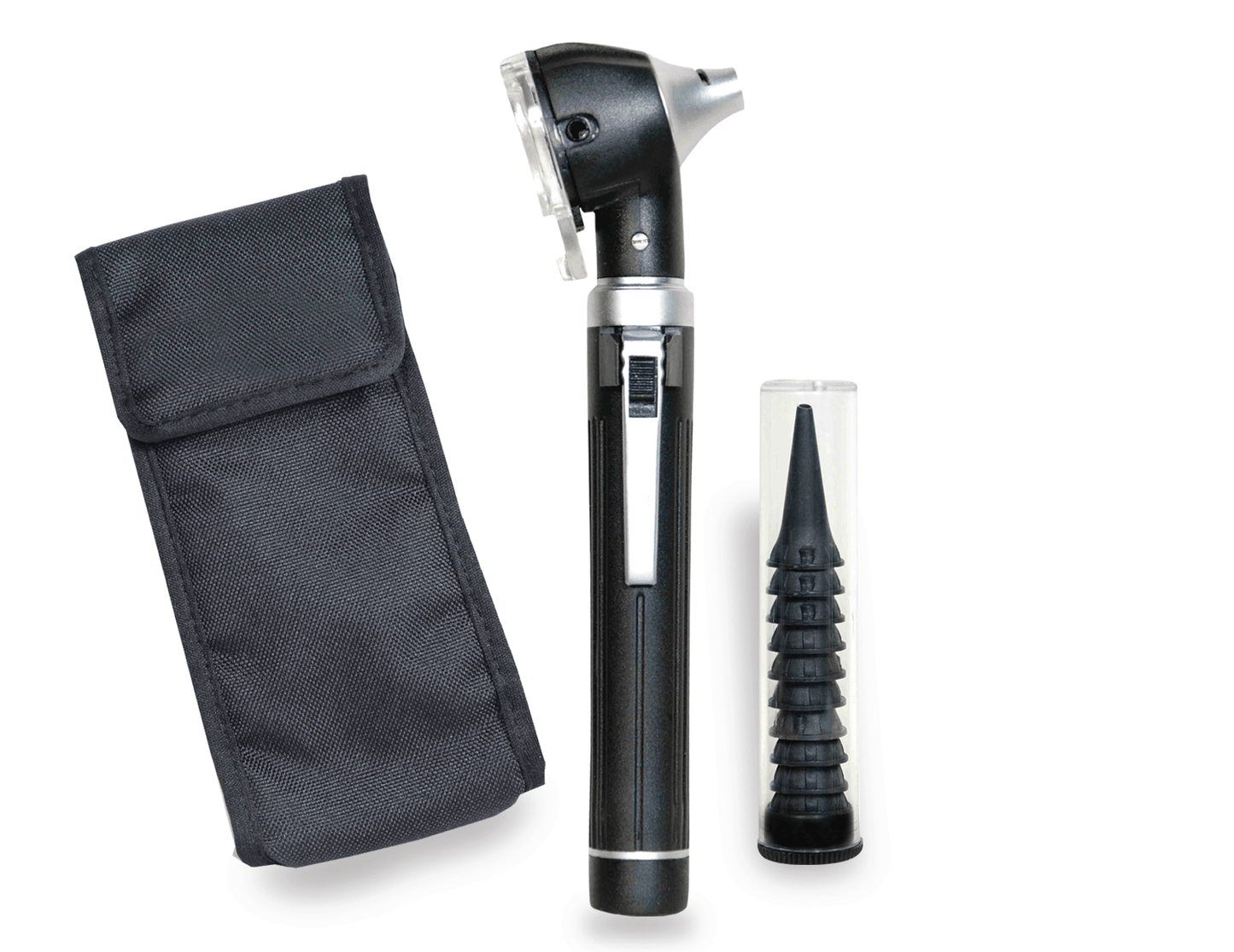 ASA OTOSCOPES, FIBRE OPTIC, BLACK COLOR