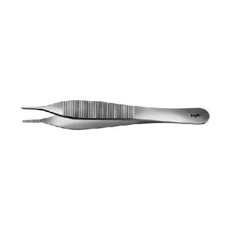 ASA ADSON TWEEZER, NON-TOOTHED, SERRATED, 12CM