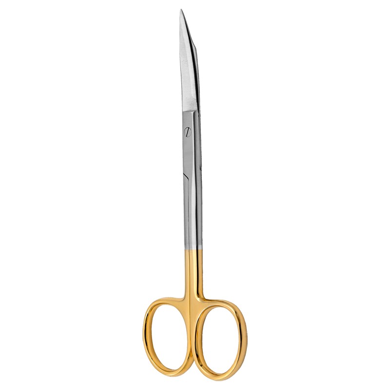 ASA GOLDMAN-FOX SCISSORS, ONE BLADE SERRATED, 5INCHES, CVD