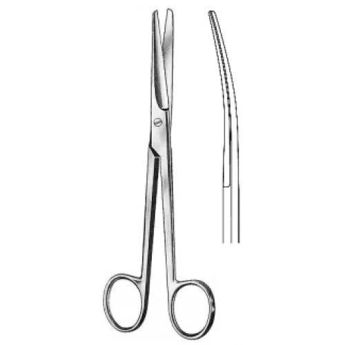 ASA MAYO SCISSORS, 6.75INCHES, CVD