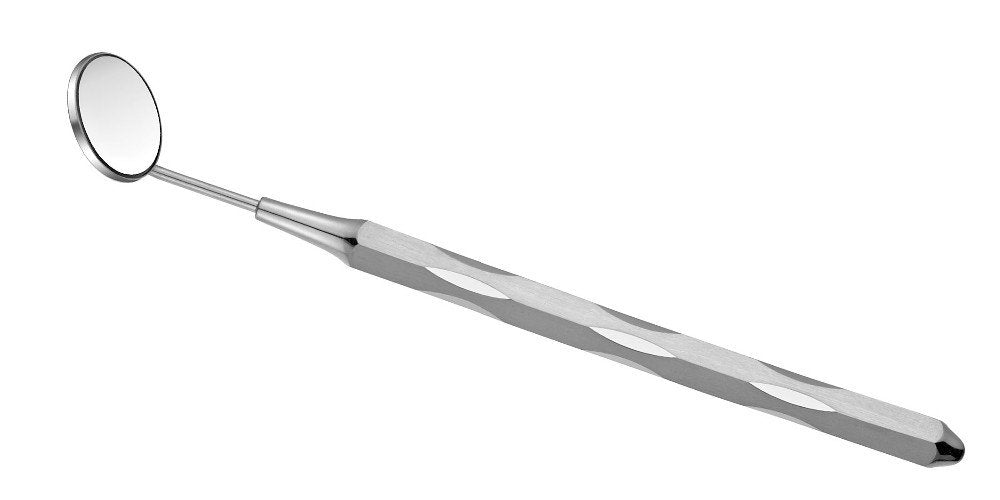ASA MIRROR HANDLE, HOLLOW, WITH CONE SOCKET MIRRORS FITTED