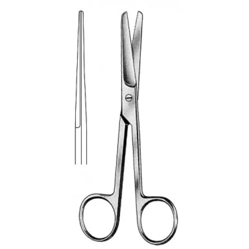 ASA OPERATING SCISSORS, BL/BL, 5INCHES, STR