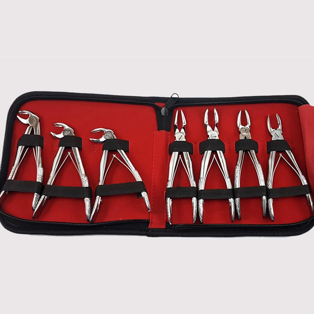 ASA WISDOM TOOTH EXTRACTING FORCEPS, SET OF 7PCS (CHILDREN)