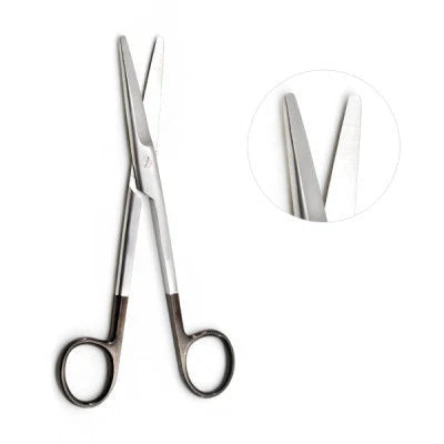 ASA MAYO SCISSORS, SUPER-CUT, 14CM/5.5INCHES, CVD, ONE BLADE SERRATED