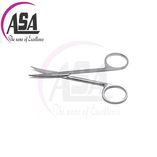 IRIS SCISSOR, SH/ Curved, 4.5INCHES, 11.5CM