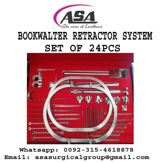 ASA-BOOKWALTER RETRACTOR SYSTEM (SET OF 24PCS)