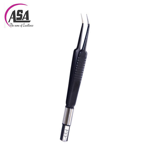 JEWELLER ANGLED , US NON STICK BIPOLAR FORCEPS