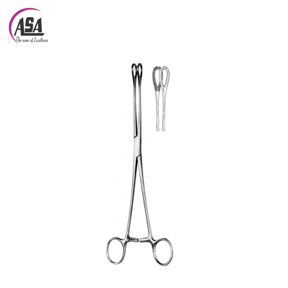 ASA-SPONGE HOLDING FORCEPS 9.5 INCHES