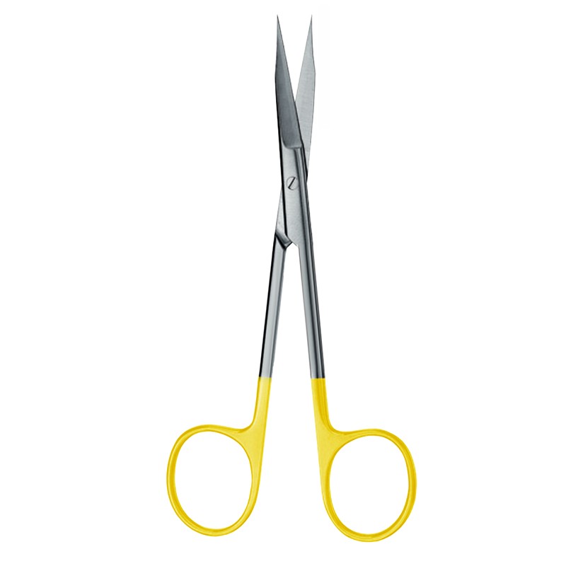 ASA GOLDMAN-FOX SCISSORS, ONE BLADE SERRATED, 5INCHES, STR