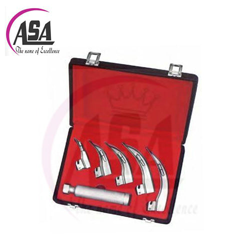 LARYNGOSCOPE SET OF 5 BLADES